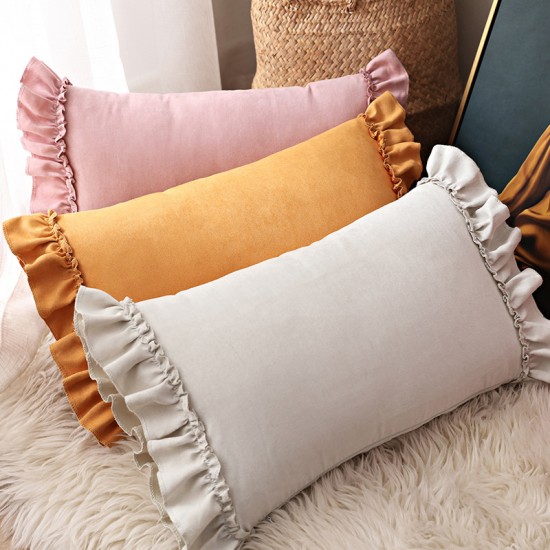 Cross-border Nordic INS chenille jacquard velvet pillows, animal print edging cushions, living room sofa pillowcases Cross-border Nordic INS chenille jacquard velvet pillows, animal print edging cushions, living room sofa pillowcases