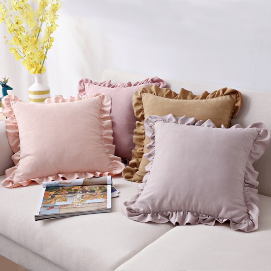 Cross-border Nordic INS chenille jacquard velvet pillows, animal print edging cushions, living room sofa pillowcases Cross-border Nordic INS chenille jacquard velvet pillows, animal print edging cushions, living room sofa pillowcases