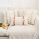 Christmas double-sided solid color simple corn corduroy corduroy pillows, sofa cushions, living room lumbar support pillows, bedside Christmas double-sided solid color simple corn corduroy corduroy pillows, sofa cushions, living room lumbar support pillows, bedside