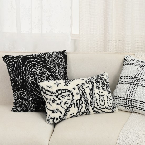 Cross-border Nordic ins chenille embroidered pillowcases for floral patterns for living room, sofa, and bedroom cushions. Cross-border Nordic ins chenille embroidered pillowcases for floral patterns for living room, sofa, and bedroom cushions.