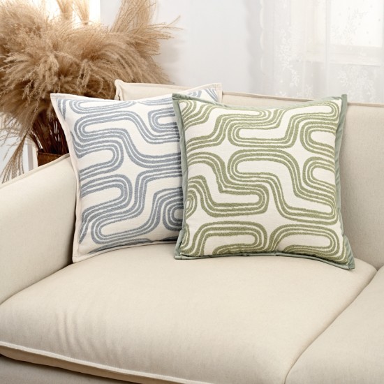 Cross-border Nordic ins vintage geometric chenille jacquard velvet pillow, living room sofa cushion cover decoration Cross-border Nordic ins vintage geometric chenille jacquard velvet pillow, living room sofa cushion cover decoration