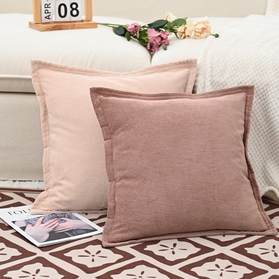 Nordic ins simple corduroy sofa living room cushions, cream-colored cushions for model room bedside pillow covers Nordic ins simple corduroy sofa living room cushions, cream-colored cushions for model room bedside pillow covers