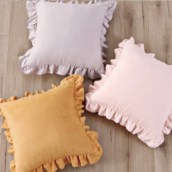 Cross-border Nordic INS chenille jacquard velvet pillows, animal print edging cushions, living room sofa pillowcases Cross-border Nordic INS chenille jacquard velvet pillows, animal print edging cushions, living room sofa pillowcases