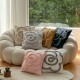 Cross-border Nordic INs hemp rope embroidered pillowcases, four-cornered tassel retro pastoral pillows, living room sofa cushions, lumbar pillows Cross-border Nordic INs hemp rope embroidered pillowcases, four-cornered tassel retro pastoral pillows, living room sofa cushions, lumbar pillows