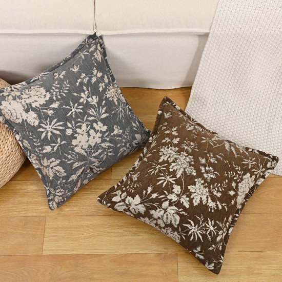 Amazon Nordic ins yarn-dyed jacquard cotton and linen pillowcases, retro pastoral living room, sofa, and bedroom decorative cushions. Amazon Nordic ins yarn-dyed jacquard cotton and linen pillowcases, retro pastoral living room, sofa, and bedroom decorative cushions.